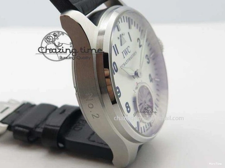 MIROTIME 0115 Big Pilot “Markus Buhler” IW5003 Turbine V6F Best Edition Silver Dial On Leather Strap A Reliable 7315